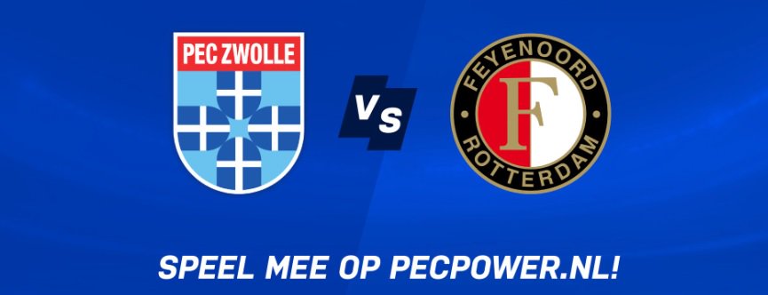 PECZwolle's tweet photo. Durf jij de Man of the Match PEC Zwolle - Feyenoord te voorspellen? Ga naar https://t.co/V7bb3zsSnr en maak kans op 4 VIP-plekken langs de lijn bij de volgende thuiswedstrijd! #pecfey #peczwolle #eredivisie #pecpower https://t.co/QbMI9rLZpO