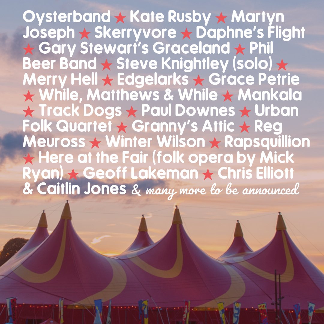 We'll be announcing more new artists for our line-up later this month! In the meantime feast your eyes on some of the amazing acts you'll be able to see at SFF 2019...