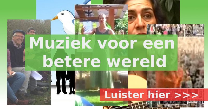 Er  staan alvast zes liedjes op de muziekpagina van de Omslag-website. Wie  kent er meer liedjes die in het teken staan van een betere wereld?
 omslag.nl/nieuws/01202.h…