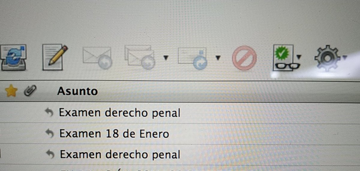 Podéis ver en mi bandeja de entrada cuáles son las mayores preocupaciones de mis alumnos ahora mismo.