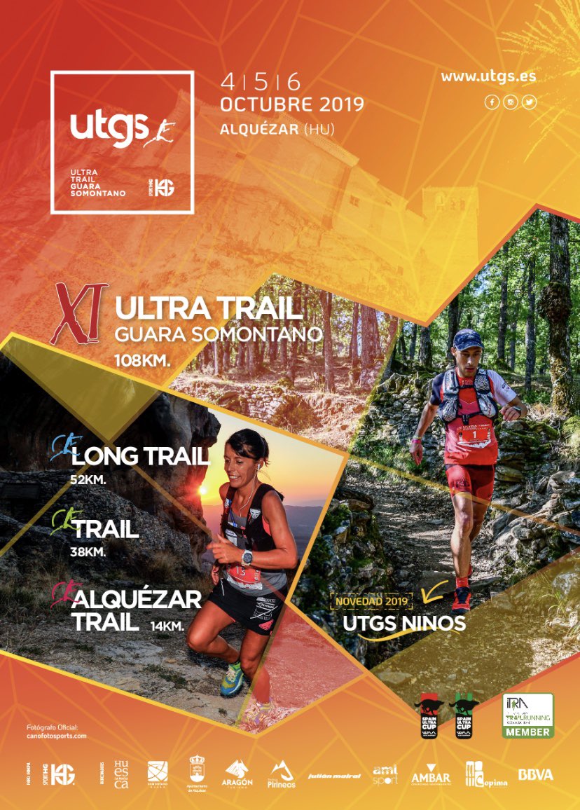 UltraTrailGuara's tweet photo. @UltraTrailGuara 2019 en marcha!
Apertura Inscripciones #ultra108 el 8 de febrero 20 h. #long52 15 febrero 20 h.
#guarateenamora #sierradeguara #alquezar https://t.co/gfjHbet9NI