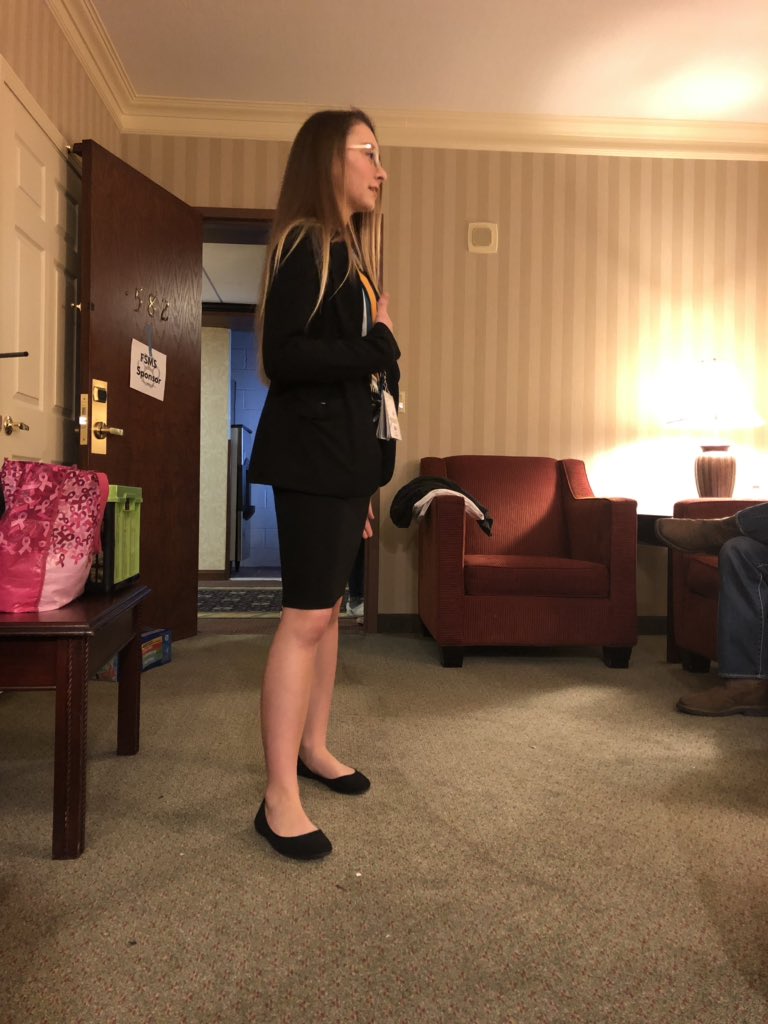 mrs_BEARD01's tweet photo. Brooke King is up practicing her campaign speech before we begin Day 2 at #BetaCon19 #VoteBrookeKingVP #ShareFSMS https://t.co/Y9lxlmpSZF