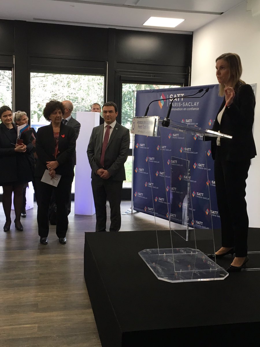Discours de <a href="/AgnesRunacher/">Agnès Pannier-Runacher 🇫🇷🇪🇺</a>  à la @SATTSaclay « Faire de la France le grand pays d’innovation en Europe avec le plan Deep Tech » : 250M€ investis chaque année pour les start up technologiques