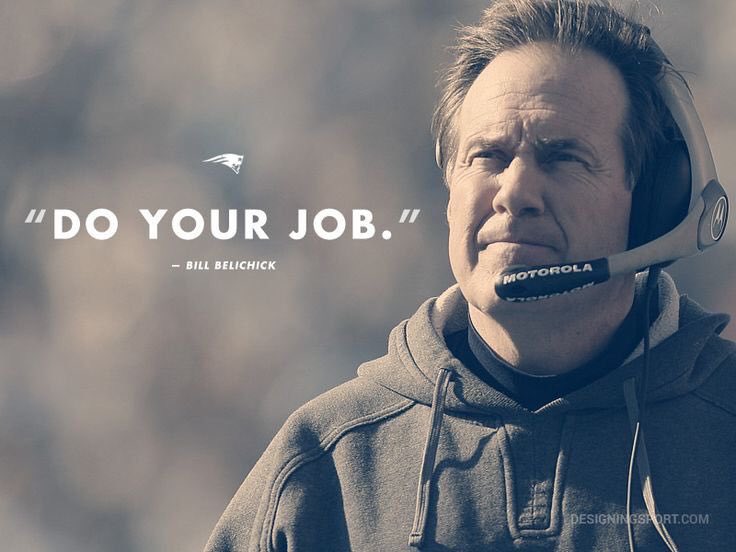 Sometimes we over complicate things...Just DO YOUR JOB!