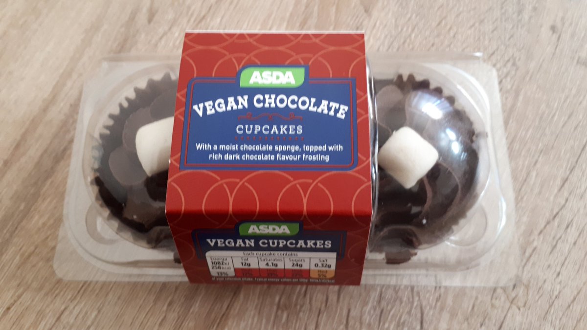 These are sooooo good. Thank you <a href="/asda/">Asda</a> #Vegan #cupcakes