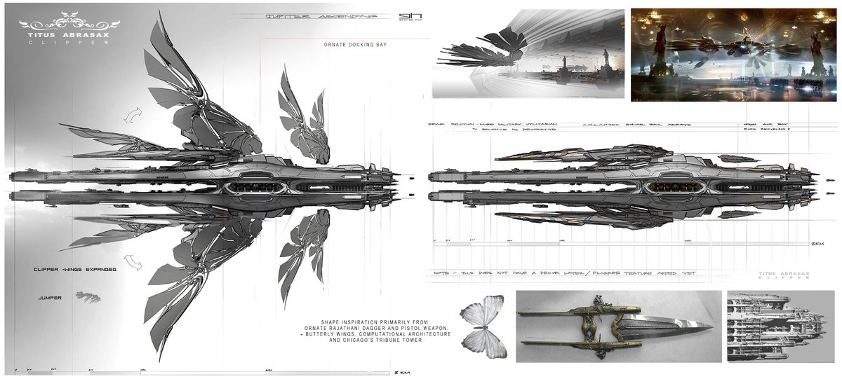 Jupiter Ascending (2015) concept art by George Hull (ghull.com).