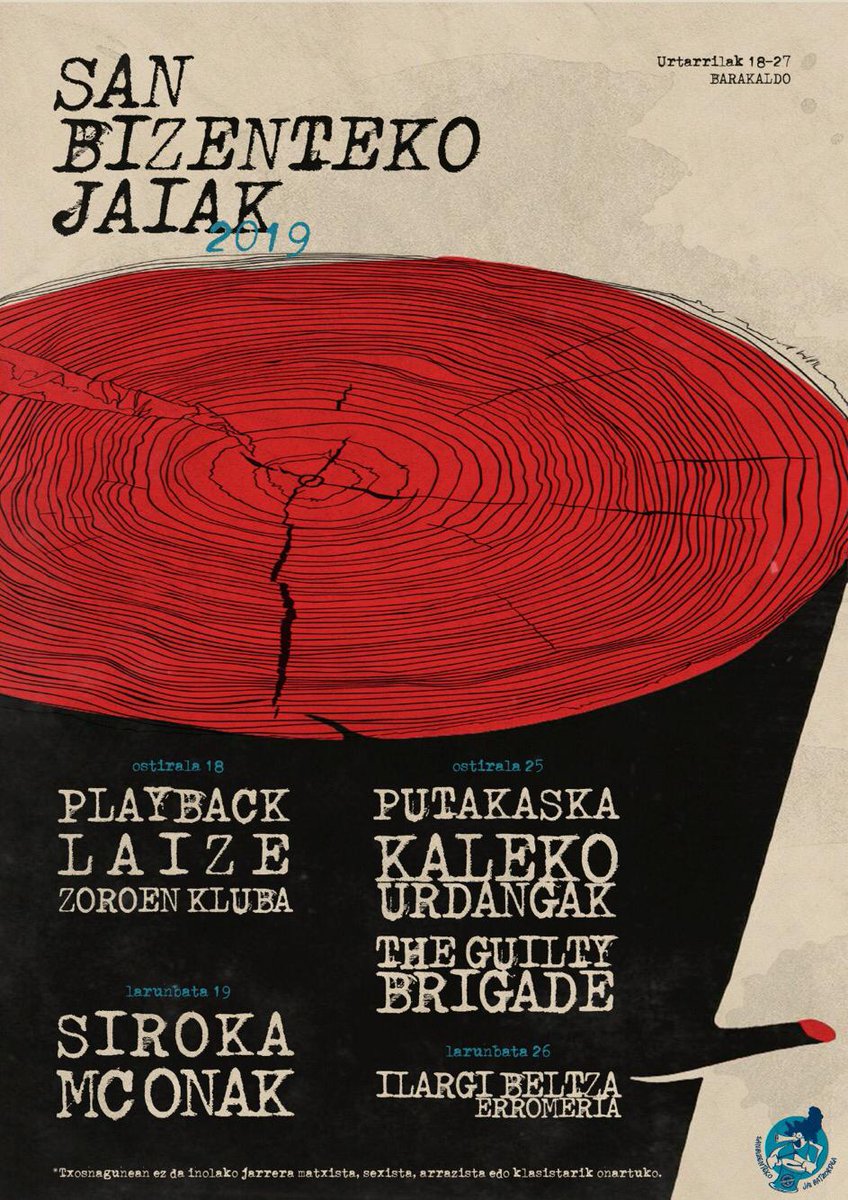 Guiltybrigade's tweet photo. El 25 de Enero volveremos a reventar Barakaldo ! Esta vez junto a #Putakaska @KalekoUrdangak ! 

#TheGuiltyBrigade #OnTour #tourlife #barakaldo #nonstop https://t.co/5st0vaa4YA