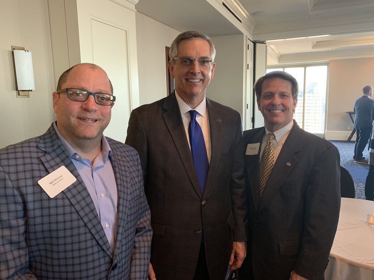 BillABCGA's tweet photo. ABC GA members addressed important construction issues w/ GA legislators at our annual joint legis reception. ABC looks forward to representing our members & industry during this year’s legis session. #BuildingGA
#ABCMeritShopProud https://t.co/r9QnvKN0lt