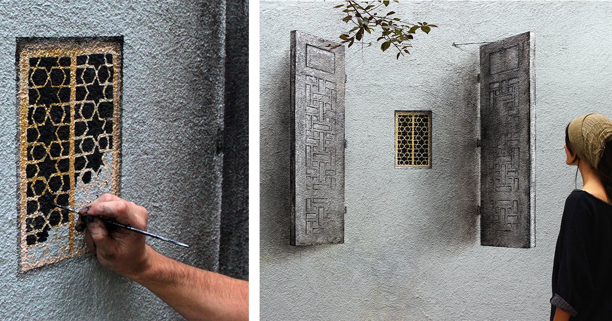 7102gc's tweet photo. Lock, Poster and Shutters, the Optical Illusions of Pejac || The Dancing Rest
https://t.co/qAa1RG0Gos #streetart #art #opticalillusion #painting https://t.co/Jc1kTdXsRc