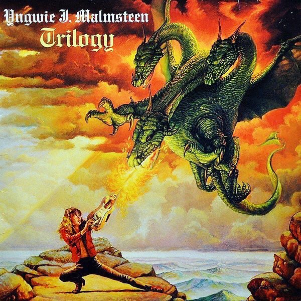 Starting off this Thursday morning with the legendary Yngwie J. Malmsteen and the fantastic Trilogy album #yngwie #yngwiemalmsteen #trilogy #risingforce #queeninlove #liar #youdontrememberillneverforget #legendaryguitarist #virtuoso #heavymetal #hardrock #instrumental #sweden
