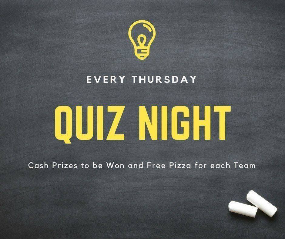 It's quiz night tonight at The Rooftop...

🍕🍕🍕 Free pizza for each team 
💰💰💰 Cash prizes and vouchers to be won