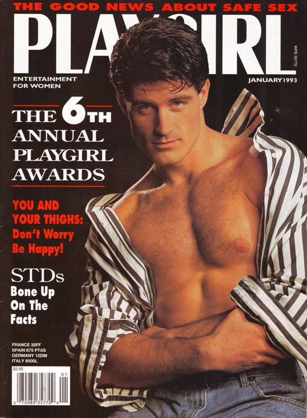 January 1993 #MichaelMaguire photographed by Joan Mandel #PlaygirlSelect #P...