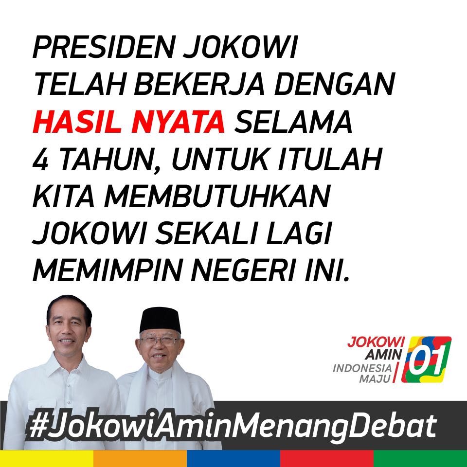 #jokowimenangdebat