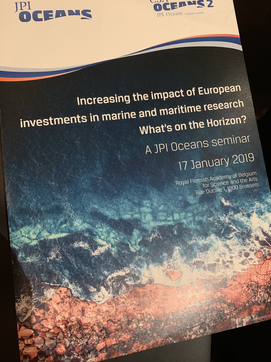 EuroGOOS's tweet photo. Chair Arvid Hallén showcases the @jpioceans impacts on #ocean science and technology funding and programming at the seminar on Increasing the Impact of European Investments in Research #JPIO2019 #ourocean https://t.co/PRtDV7BK0e