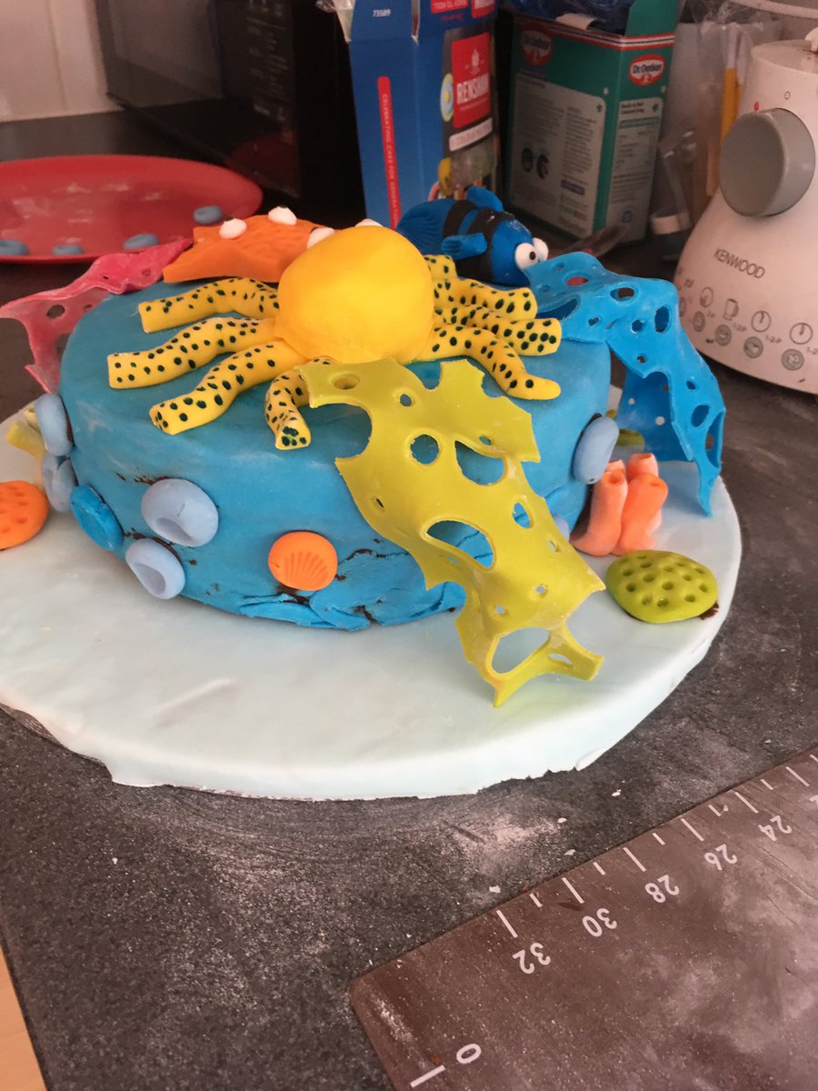lauraj252002's tweet photo. Witha bit of help but not as much as I thought my boy has made this for his homework! #bakingapicture #learningaboutthesea #homeworktheclasscaneat! https://t.co/EnS5NgMQyC