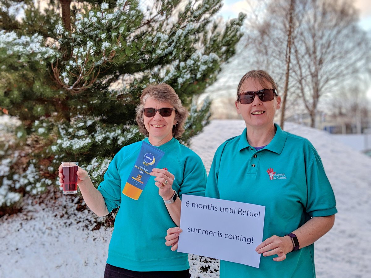Janis_AAC's tweet photo. Here we are @LWAdoptAChild all ready for @TFSRefuel in July. Only 6 months to go - can't wait! Book your ticket now at RefuelScotland website and come and join us for an amazing week. #tfsrefuel19 #festival #letsdosummer #6monthstogo https://t.co/a3tVLeKkI3