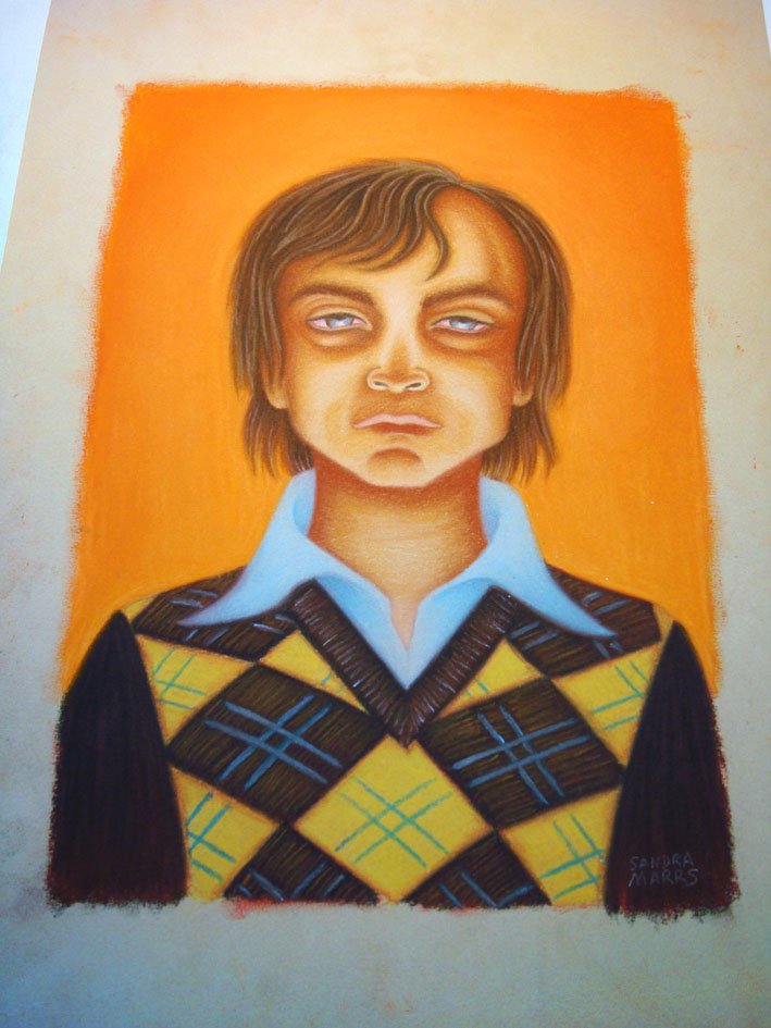metaphrog's tweet photo. Finished! Portrait of Mark E. Smith. Pastel on paper. John, long time fan, asked me to make this commemoration portrait. There will be limited edition prints (next tweet in this thread). #TheFallGroup #theFall #MarkESmith
PS: Thought you might like to see this @Brixsmithstart! https://t.co/FKflN1PaZK