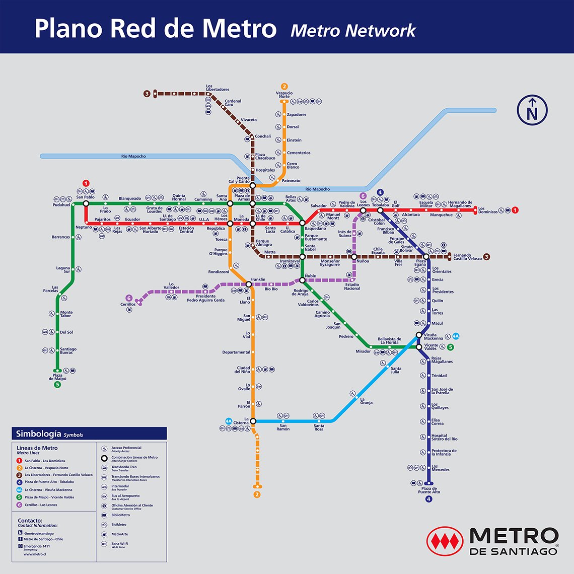 AeronauticaCL's tweet image. ¡Así quedará la red de @metrodesantiago desde este 22 de enero! Ese día se inaugura la #L3 que recorrerá @muniquilicura @MuniConchali @Muni_Indep @Muni_Stgo @MuniNunoa y @MuniLaReina. Reconoce sus estaciones, su recorrido y anda planificando tu viaje desde ya :)