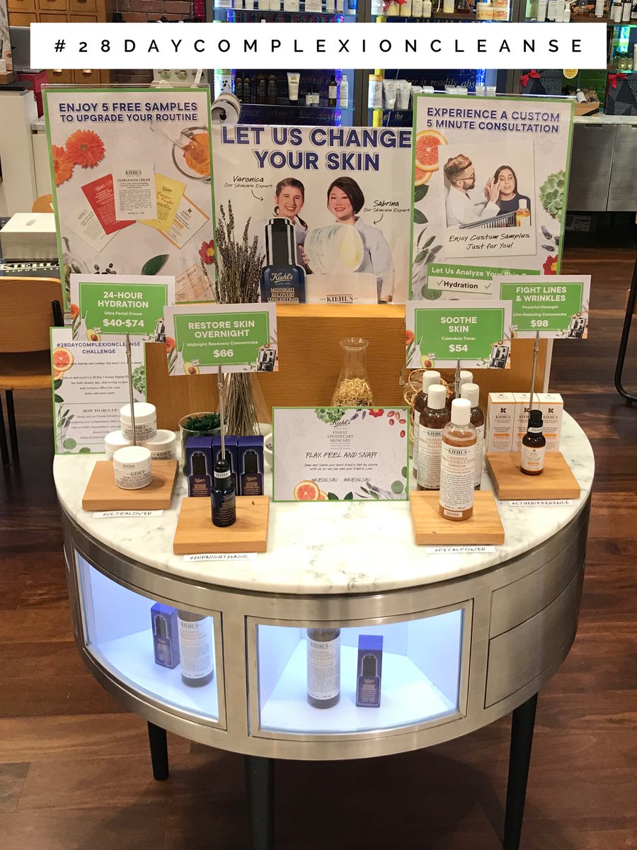 dteasdale's tweet photo. Join #kiehls in #february for our #28daycomplexioncleanse #challenge. Visit your local store or https://t.co/jQx9A8sWHo for details. You don’t want to miss this! @loreal_luxe @Kiehls @loreallife I love my #vm #trendingbeauty #trendalert #feel #good #insideandout #trendingnow https://t.co/JBk7SBhyg8