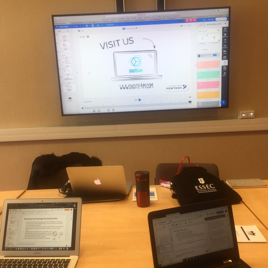 CordonnierDelp1's tweet photo. J4 : dernière ligne droite ! Le projet prend forme ! #essec #essecdwc #digite4m @TessiGroupe https://t.co/OMbTamZtMK