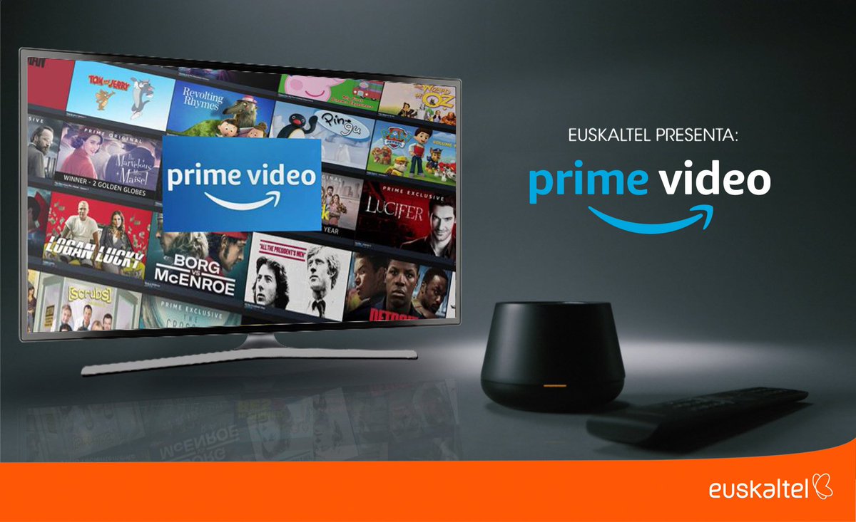 euskaltel's tweet photo. Reforzamos nuestros servicios de TV siendo los primeros en incorporar @PrimeVideoES en tu #Deco4K. Solo te faltarán las 🍿 para disfrutar de tus series y películas favoritas en #EuskaltelTV.
https://t.co/ZEFy7zHDEr https://t.co/8prXmw3B9w