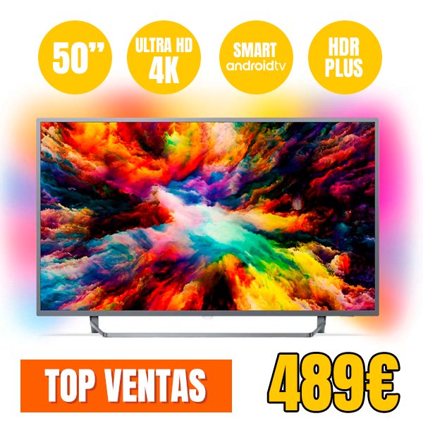 ¿No sabes que TV elegir? 📺
No te preocupes, en Puntronic te ayudamos y te lo ponemos fácil con las mejores ofertas y la mejor gama de productos:
¡Os presentamos la REF: 50PUS7303  a un precio inigualable!💚
Accede a nuestro Link👇
✅ goo.gl/GE37cg
#rebajas #philips #tv