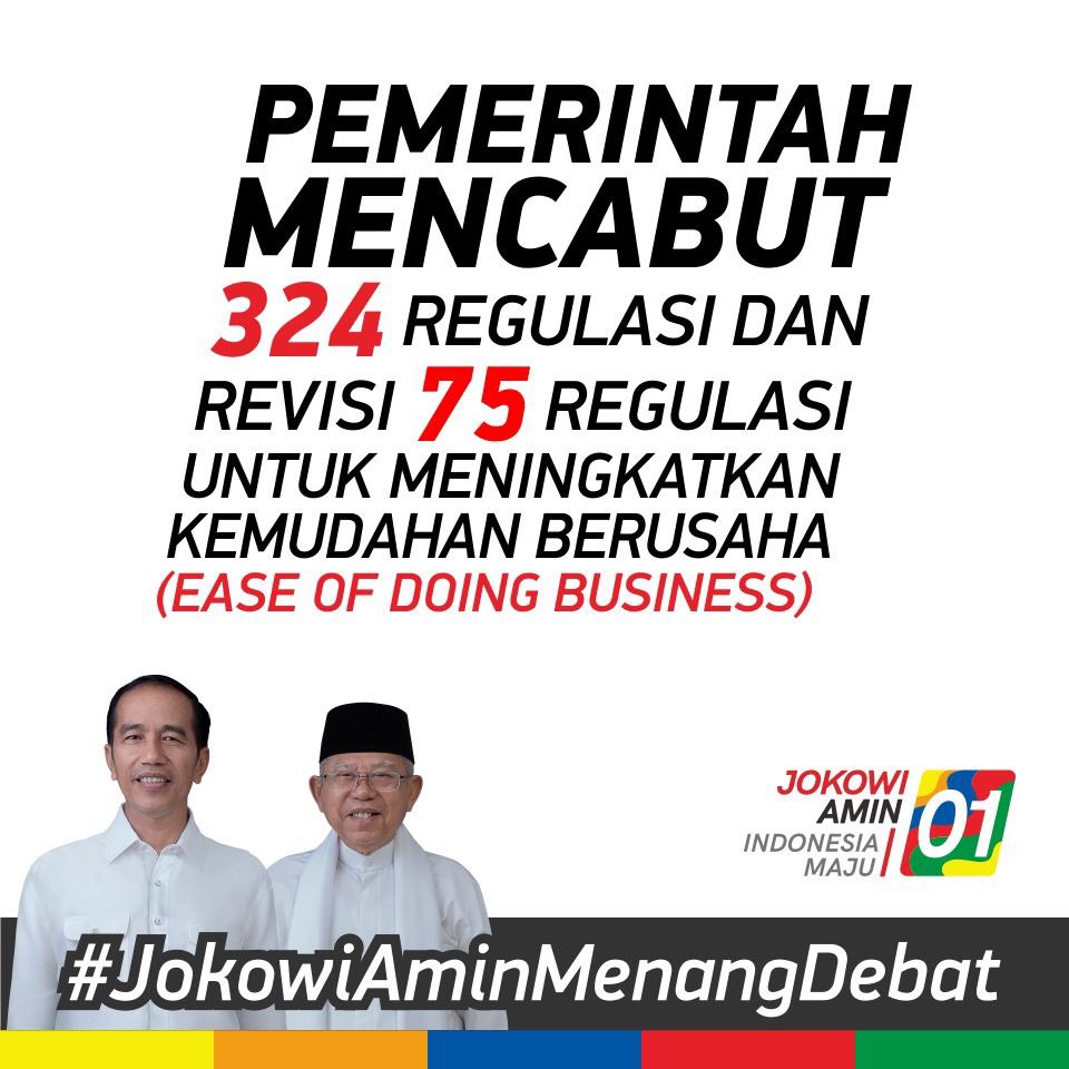 #JokowiAminMenangDebat