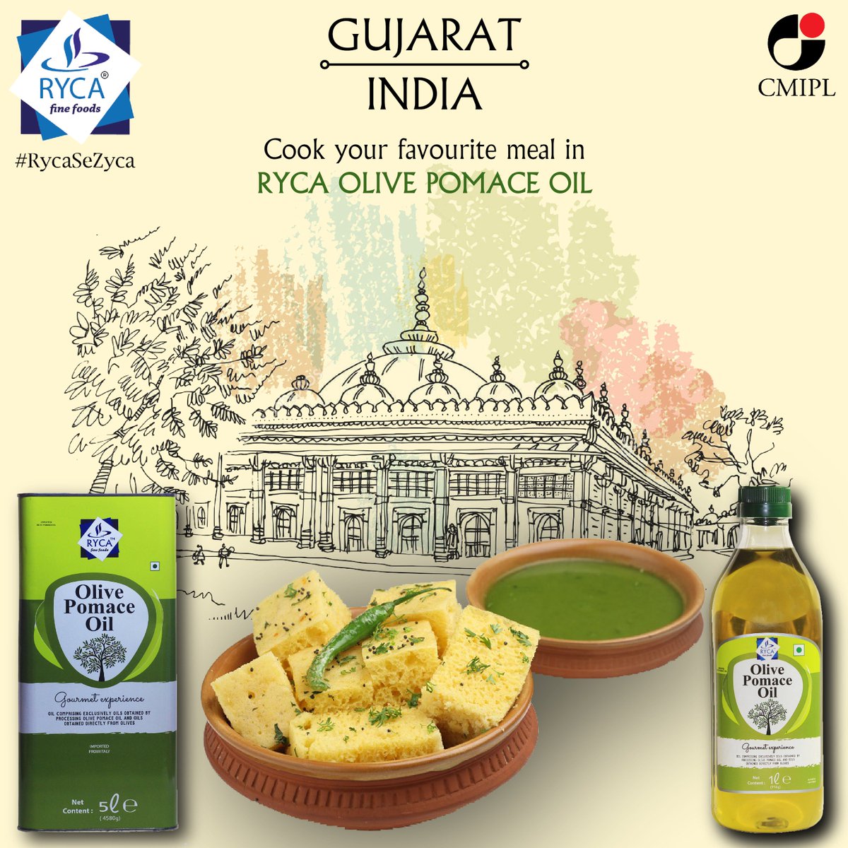 ryca_official's tweet photo. Let's make our guilty pleasures healthy.
Cook your food in RYCA POMACE OLIVE OIL. https://t.co/3UHb7nHy0M