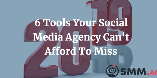 DarkstarNetwork's tweet image. 6 Tools Your Social Media Agency Can't Afford To Miss in 2019 - #SMM app.quuu.co/s/gyrrapo