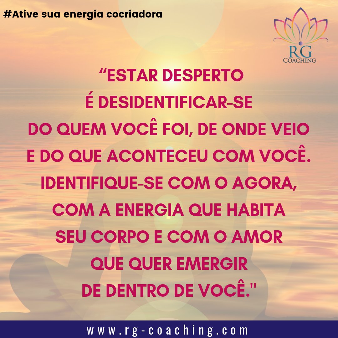 💜 Ressignifique 

#coaching #pnl #motivação #objetivos #propósito #poderpessoal #lifecoaching #coachingquântico #desenvolvimento #prosperidade #coachingfinanceiro #coachingdeemagrecimento #sucesso #conquistas