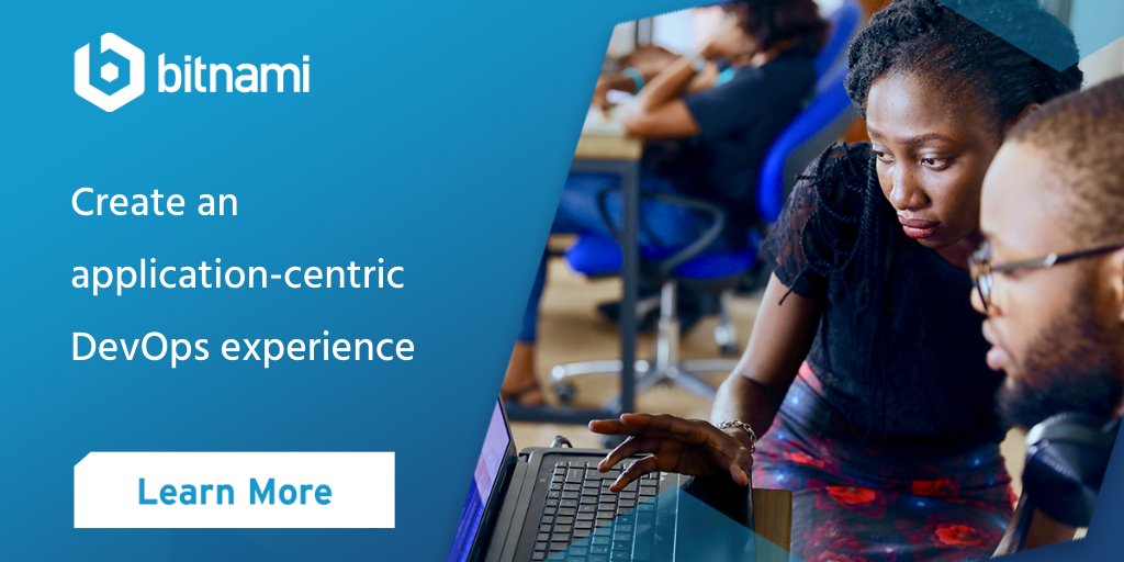 bitnami's tweet photo. Create an application-centric #DevOps experience with #Stacksmith and @Azure OSS Database Services in this #webinar https://t.co/GN1PO0mTq0 #cloud #security #Azure #Microsoft https://t.co/cMGiYpQzji