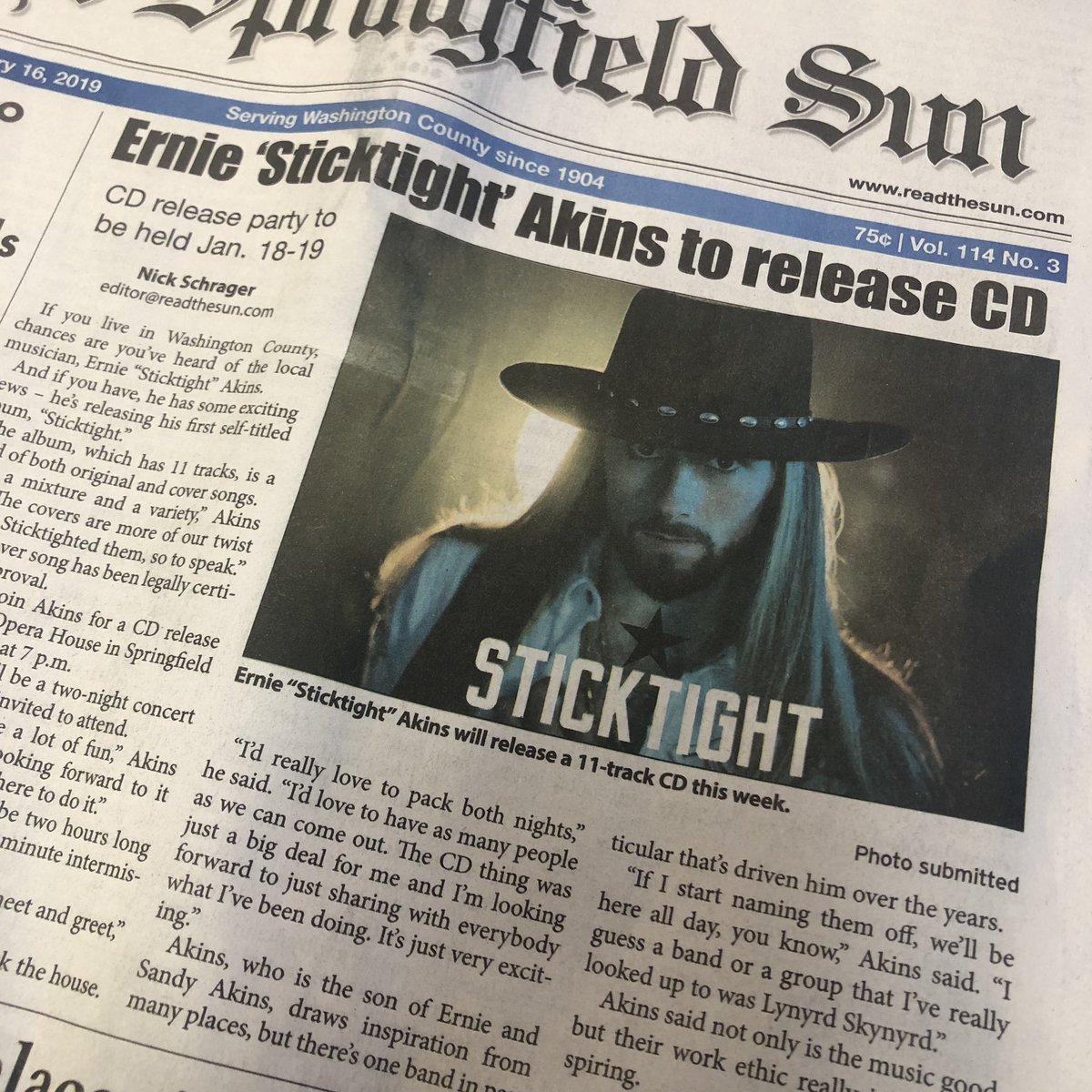 The weekend is almost here! Get your tickets to the Sticktight concert before they’re gone! @springfieldsunky @sticktight97 #springfieldky #sticktight #supportlocalartists