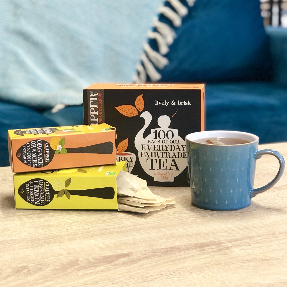 clipperteas's tweet photo. STRIP-TEAS!
We've removed all the plastic from our pillow tea bags, making them fully biodegradable and 100% planet-friendly. 🌱🎉 https://t.co/T27N2bzPdn