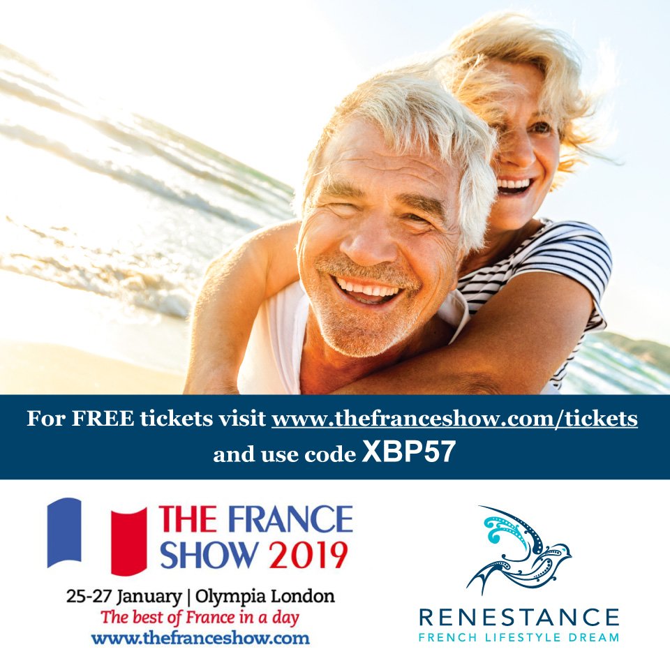 RenestanceFR's tweet photo. Visit @RenestanceFR at The France Show - the best of France in a day - in London!  Visit https://t.co/gWEcaLitwk and use code XBP57 to get your free tickets. We'll be on Stand P247 can't wait to see you there! 
#Frenchdreamlife #renestance #TheFranceShow #London #Olympia https://t.co/hk82zlYdZz