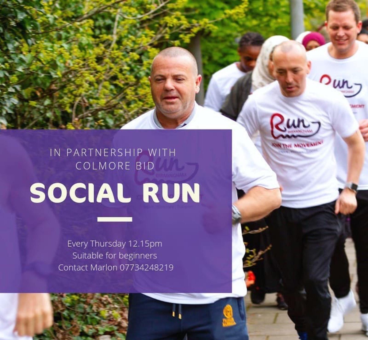 GlaveJamaica's tweet photo. Running each week in Birmingham! https://t.co/pCDsDfdZBQ