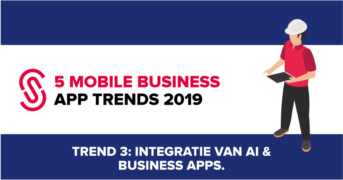 De integratie van #AI en business #apps is een logische vervolgstap wanneer een bedrijf gebruik maakt van apps 📱. Een voorbeeld van deze integratie is predictive maintenance. Lees de 5 mobile business app trends van 2019 op: bit.ly/2Ftlpio