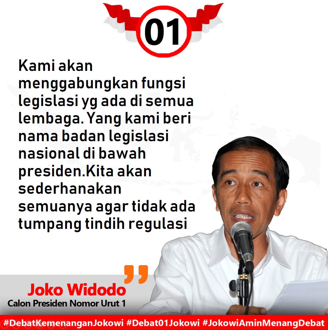 #JokowiAminMenangDebat