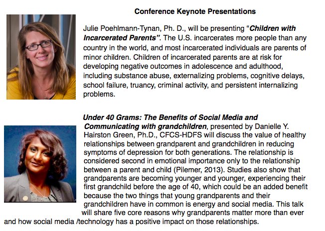 Check out our keynote presenters for the WAFCS annual conference this year! March 2019 in Wisconsin Dells
