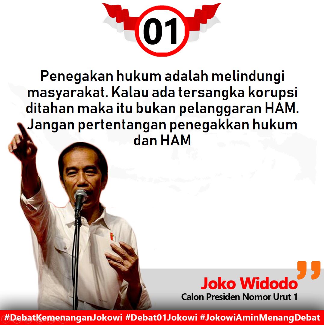 #JokowiAminMenangDebat