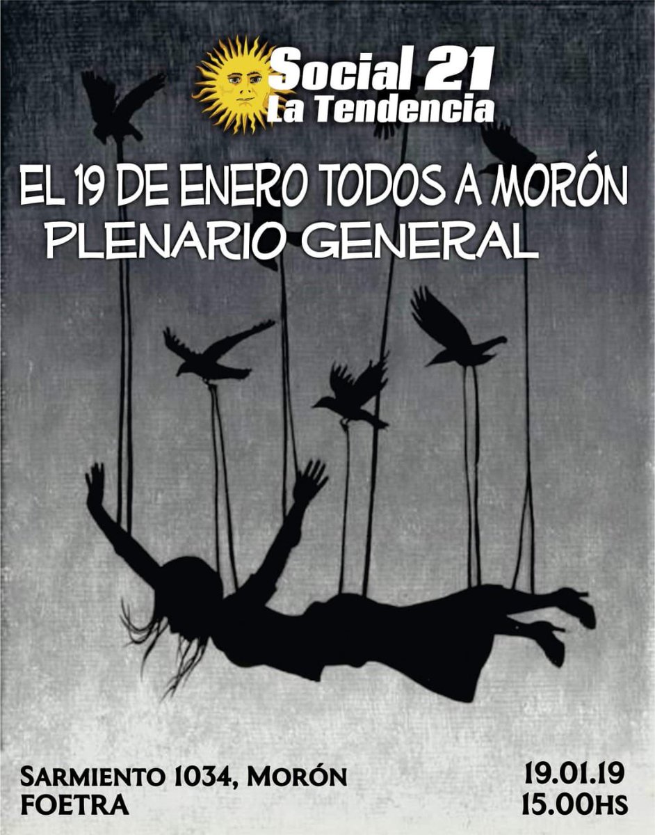 MLNPba's tweet photo. Este Sabado 19/01 a las 15hs en Morón

#PlenarioGeneral de #Social21 #LaTendencia 

#SanMartinRosasYrigoyenPeron https://t.co/TlIQzzKvkn
