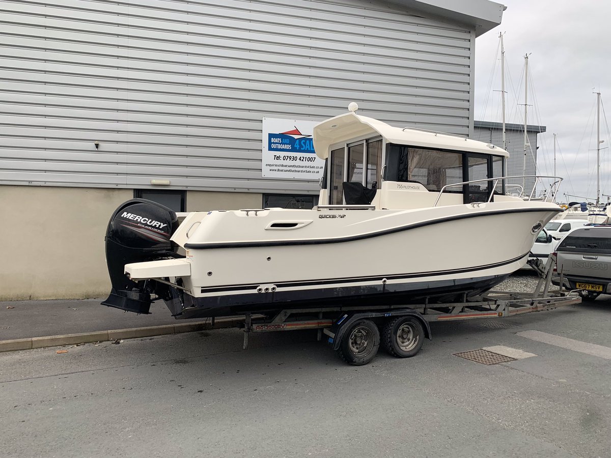 BAO4S's tweet image. Now on display with @BAO4S at @yachthavenquay ready for viewings is this stunning Quicksilver 755 Pilothouse. Perfect for use on the Dry Stack

boatsandoutboards4sale.co.uk