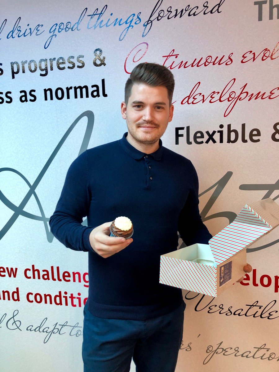 Huge thanks to <a href="/MeadowsideNA/">Meadowside Charity</a> for sending us cakes from the lovely Nicki's Cakes. Delicious....and Kirk had the last one! #officecake #ThursdayTreat #BuildingaFutureWithYou