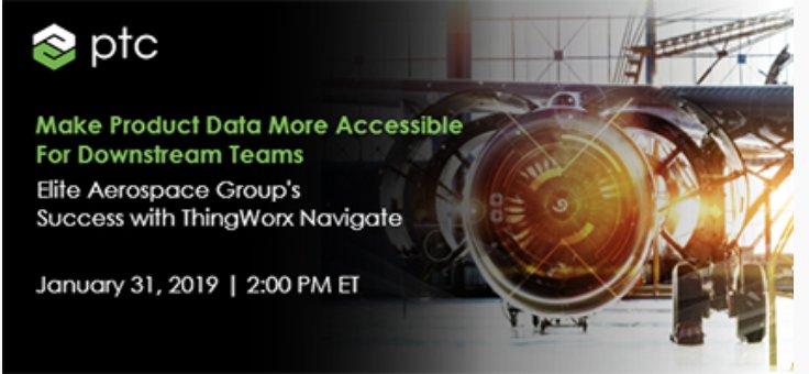 DesignWorld's tweet photo. Join in on 1/31 for a 60-minute panel discussion from @PTC will share how EAG implemented ThingWorx Navigate, a set of role and tasked-based applications, to make product data more accessible to stakeholders throughout the enterprise. Register: https://t.co/IKAUkEzRAy https://t.co/ZGK3gAaJK8