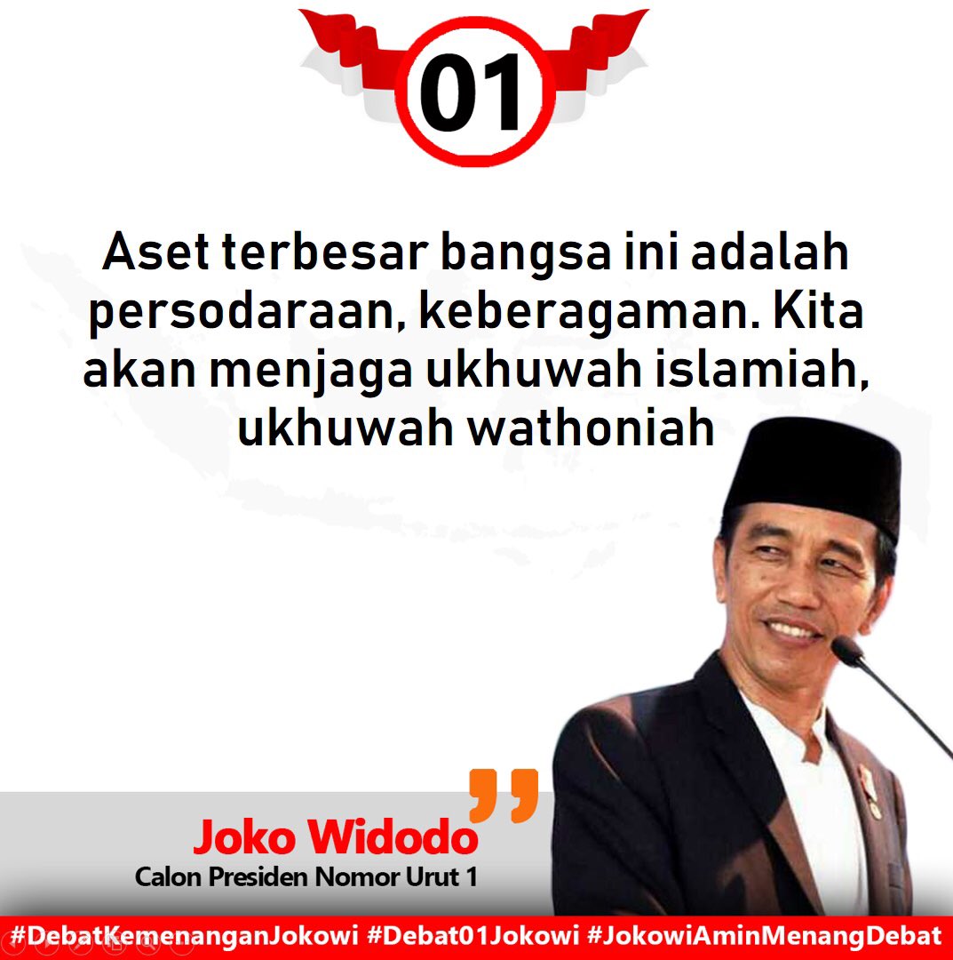 #JokowiAminMenangDebat