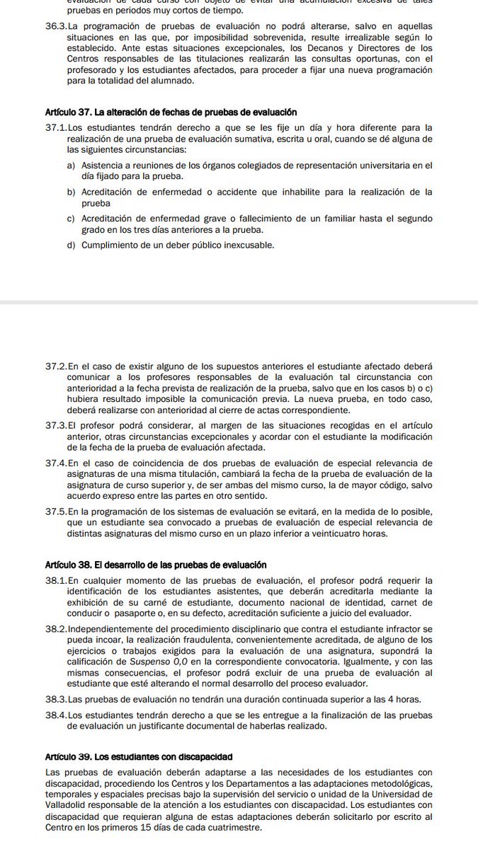 CAU_Uva's tweet photo. Esperamos que los exámenes os estén saliendo bien. Desde CAU os aconsejamos que echéis un vistazo al ROA. En referencia a una cuestión planteada en @INFORMER_uva_or. Art 37.4 y 37.5 ROA. Suerte con los exámenes! 💪💪📔📕🖥️📊📉🗓️📋 #YesWeCAU https://t.co/OXjoaad6ze