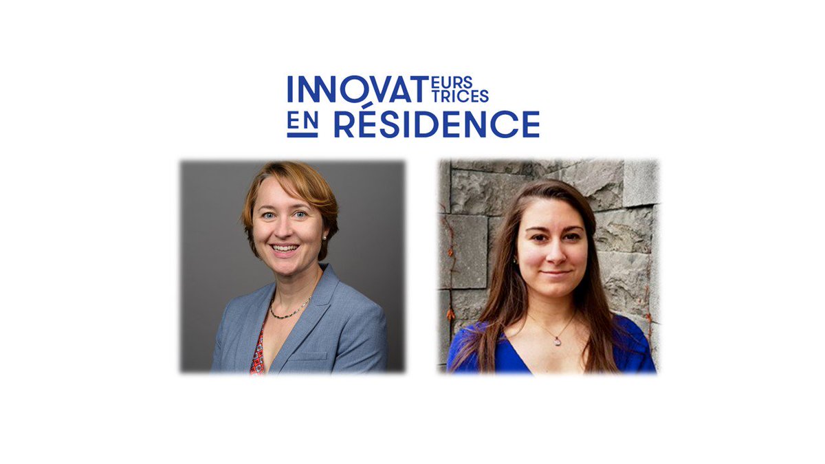 ChuSteJustine's tweet photo. Bravo à @josetterlandry, entrepreneure et Margaux Manent-Duléry, doctorante à HEC, choisies pour le Programme Innovateurs en résidence! https://t.co/tmTGTaaiJg @InnoveResidence @ChuSteJustine @hackinghealth @Prompt_Innov @MosaicHEC @transmedtech https://t.co/SE1RToEuq8