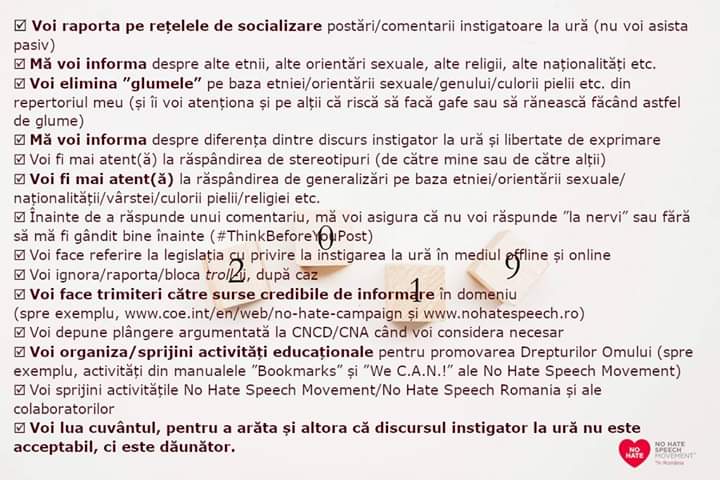 NoHateSpeechRo's tweet photo. Voi ce rezoluţii #FaraUra v-aţi fãcut pentru anul acesta? // What #NoHateSpeech New Year's Resolutions do you have for this year? https://t.co/ASVczExyDZ