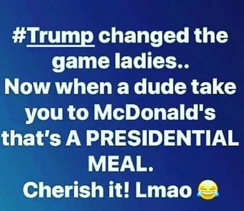 Thats my president! Making America great again!!! Alll day everyday