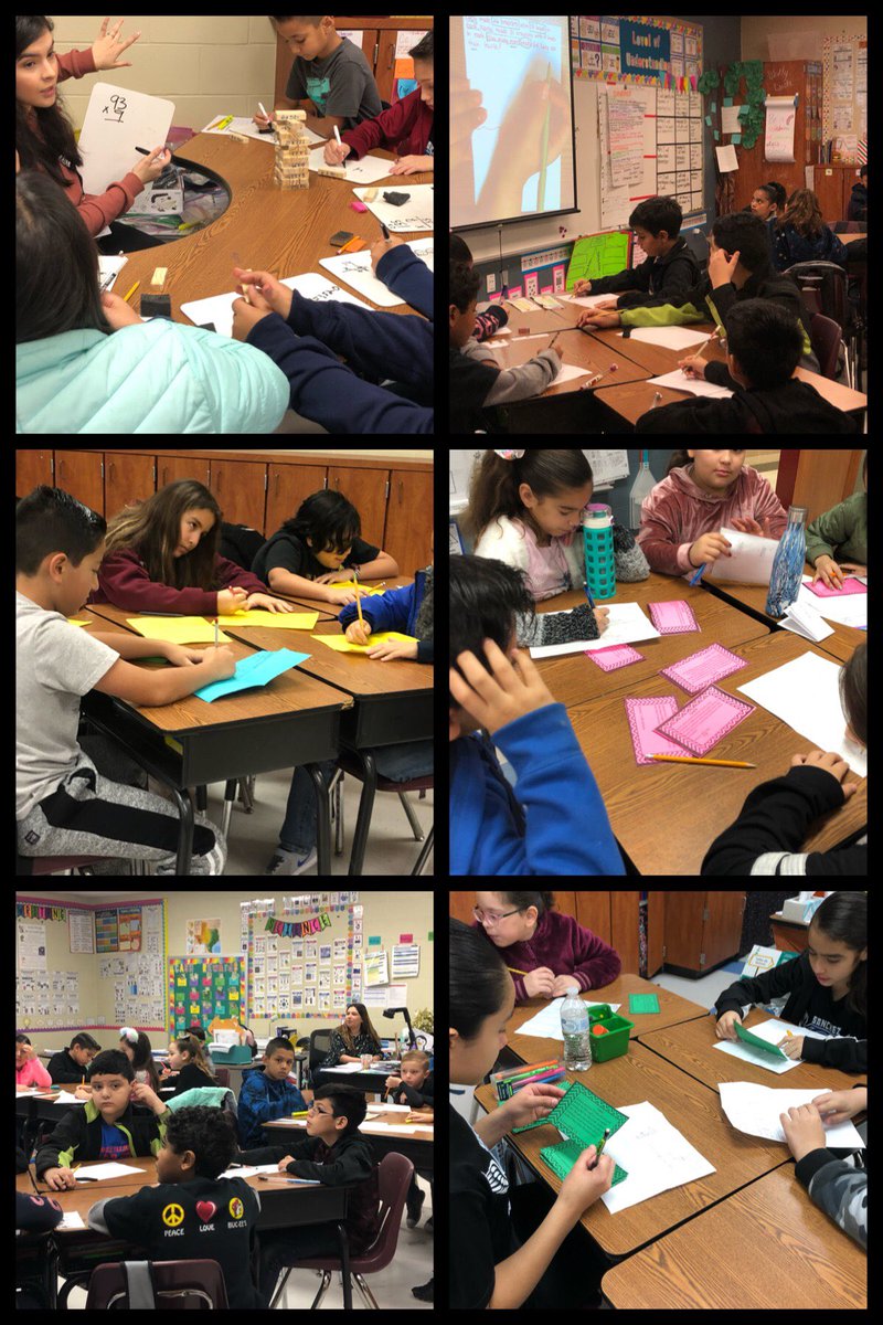 Lgascencio's tweet photo. 4th graders review multiplication during R/E #MultiplicationJenga #createyourownwordproblem #proveyouranswer @scholarpride @CindyCantu4th @ALZ_Scholars https://t.co/q8JB8hWYRh
