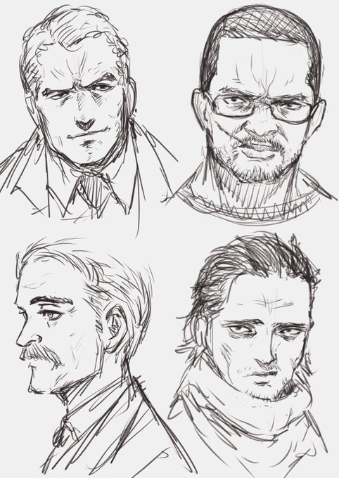 俺の性癖に刺さるおっさん、だいたいすれた目をしている 